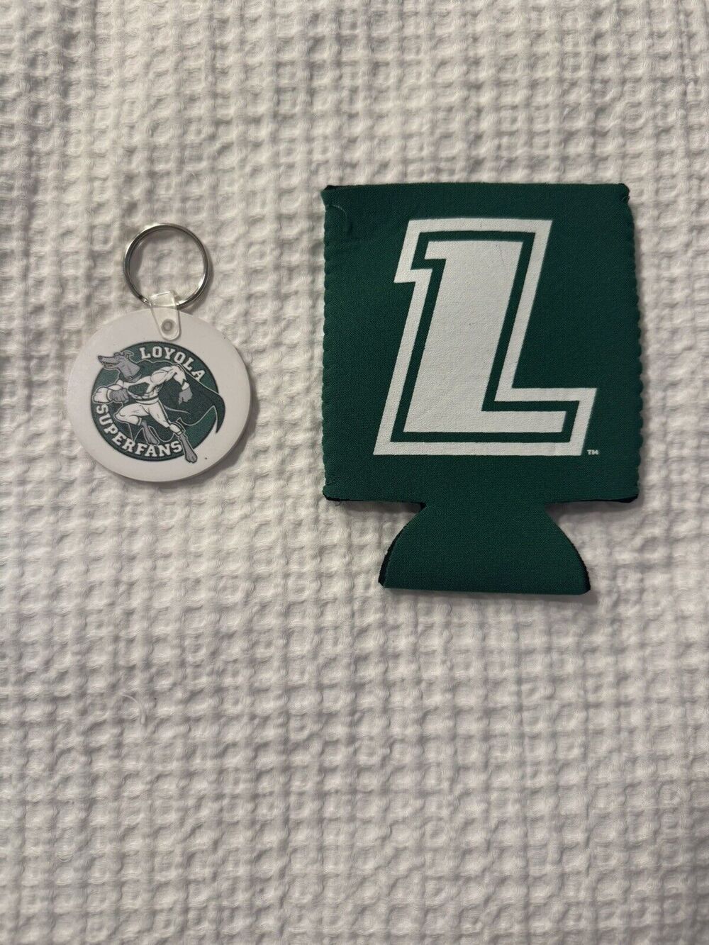 Loyola University Keychain Coozie Green Superfans Fandom